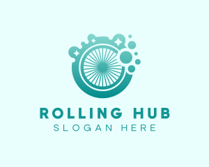 Car Wheel Wash logo design