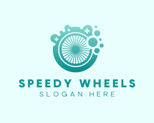 Car Wheel Wash logo design