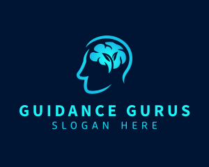 Human Brain Mental Wellness logo design