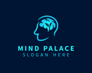 Human Brain Mental Wellness logo design