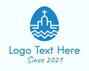 Blue Church Egg logo