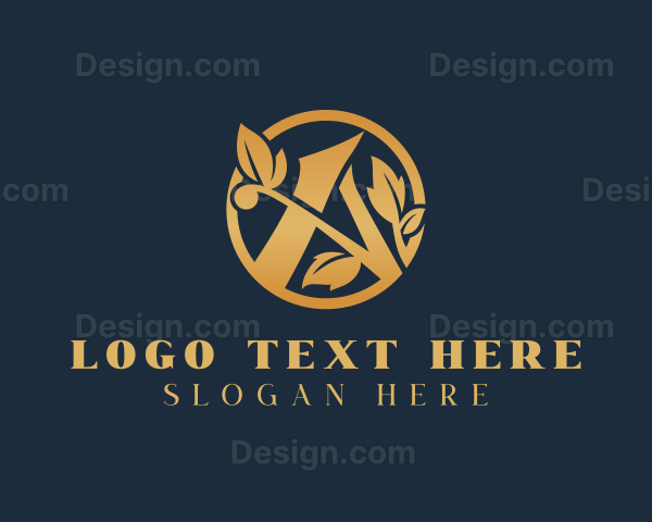 Luxury Ornament Letter A Logo