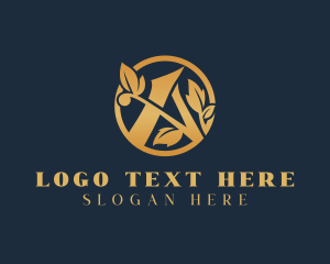 Luxury Ornament Letter A logo