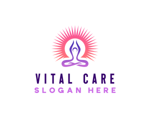 Yoga Health Wellness Logo