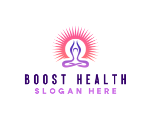 Yoga Health Wellness logo design