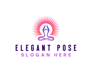 Yoga Health Wellness logo design