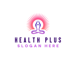 Yoga Health Wellness logo design