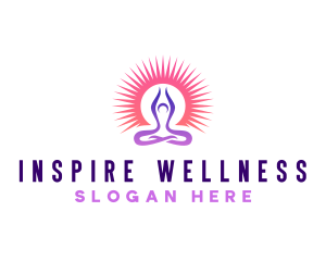 Yoga Health Wellness logo design