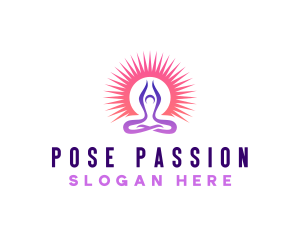 Yoga Health Wellness logo design