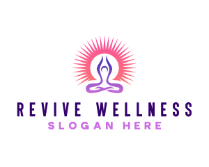 Yoga Health Wellness logo design