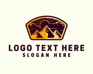 Nature Hiking Mountain logo