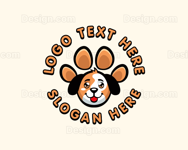 Dog Paw  Pet Logo