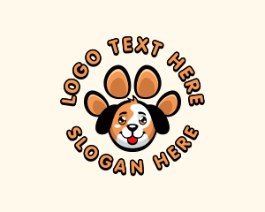 Dog Paw  Pet logo