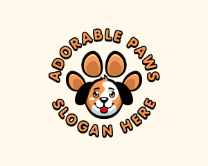 Dog Paw  Pet logo design