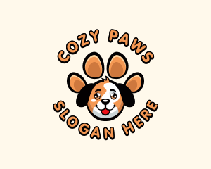 Dog Paw  Pet logo design