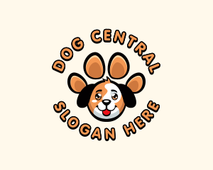 Dog Paw  Pet logo design