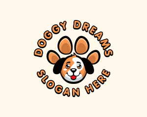 Dog Paw  Pet logo design