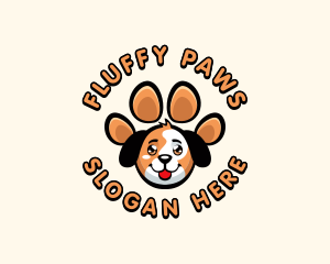 Dog Paw  Pet logo design