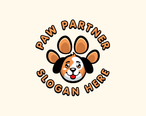 Dog Paw  Pet logo design