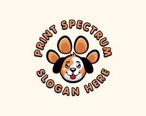 Dog Paw  Pet logo design