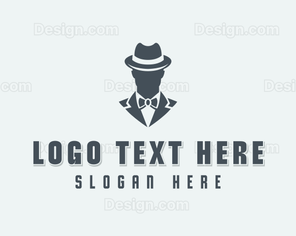 Gentleman Tuxedo Grooming Logo