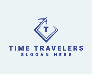 Airplane Travel Tour logo design