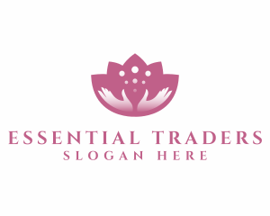 Spa Lotus Hands Wellness logo design