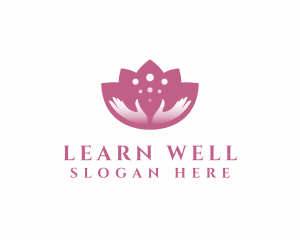 Spa Lotus Hands Wellness logo design