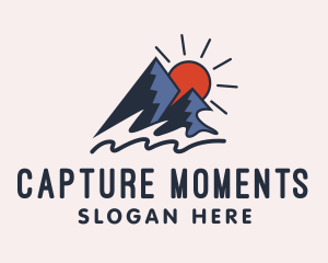 Sunset Mountain Outdoor Camp Logo