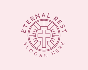 Christian Church Cross logo design