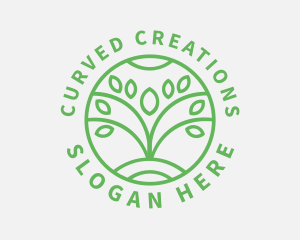 Organic Plant Nature logo design