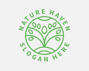 Organic Plant Nature logo design