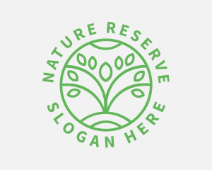 Organic Plant Nature logo design