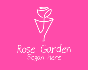 Rose Line Art logo