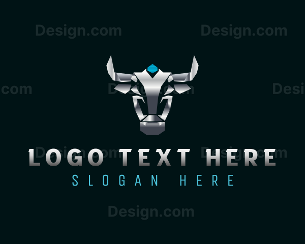 Cyber Bull Horn Logo