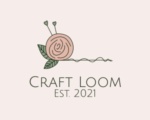 Rose Flower Yarn Ball  logo