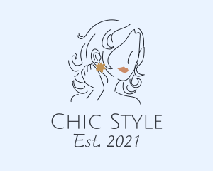 Earring Stylist Boutique logo design