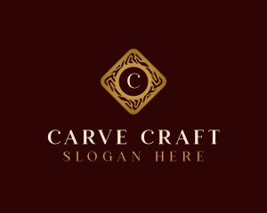 Luxury Wooden Craft logo design