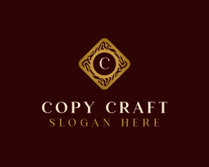 Luxury Wooden Craft logo design