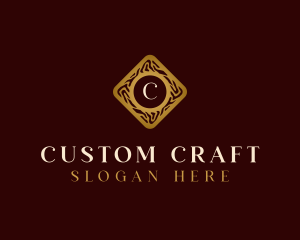 Luxury Wooden Craft logo design