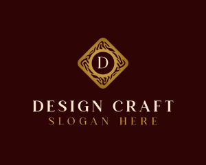 Luxury Wooden Craft logo design