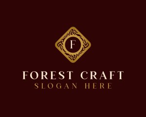 Luxury Wooden Craft logo design