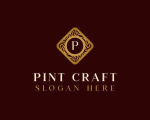 Luxury Wooden Craft logo design