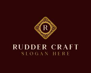 Luxury Wooden Craft logo design