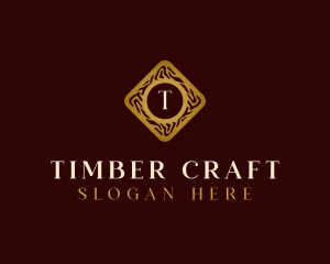 Luxury Wooden Craft logo design