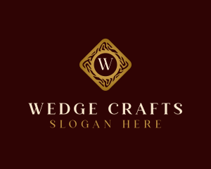 Luxury Wooden Craft logo design