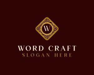 Luxury Wooden Craft logo design