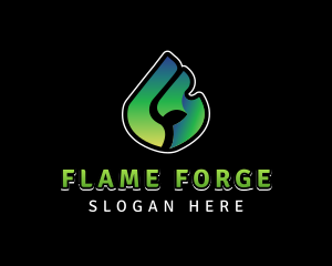 Tech Flame Gaming logo design