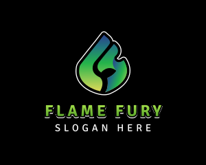 Tech Flame Gaming logo design