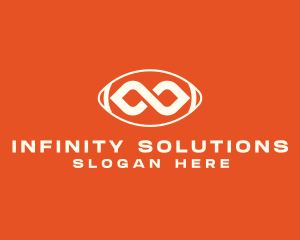 Football Sports Infinity logo design